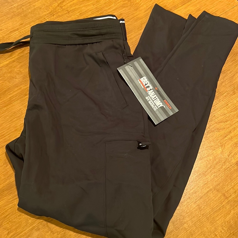 Black Grey’s Anatomy by Barco spandex stretch scrub pant